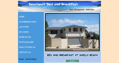 Desktop Screenshot of beachportbnb.com.au